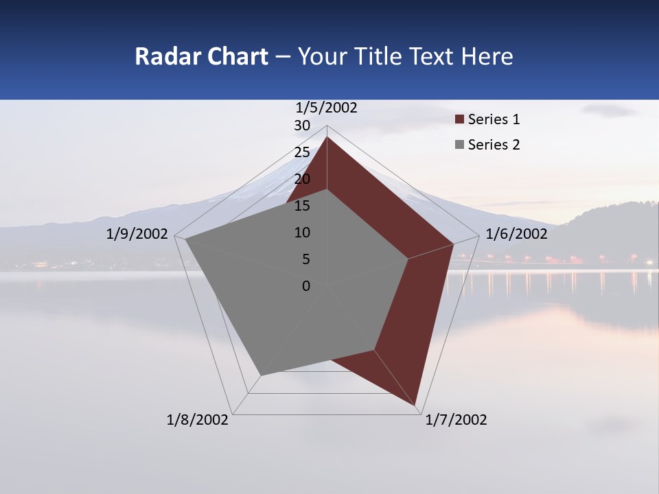 Mountain And Bay PowerPoint Template