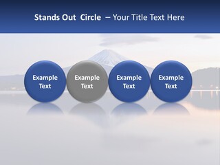 Mountain And Bay PowerPoint Template