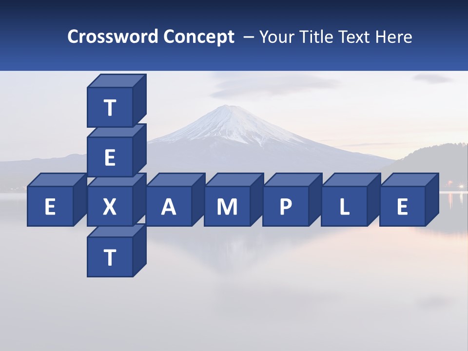 Mountain And Bay PowerPoint Template