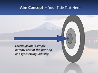 Mountain And Bay PowerPoint Template