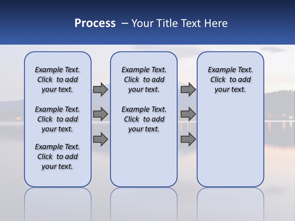 Mountain And Bay PowerPoint Template