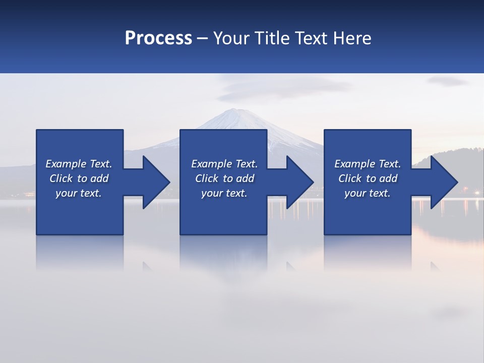 Mountain And Bay PowerPoint Template