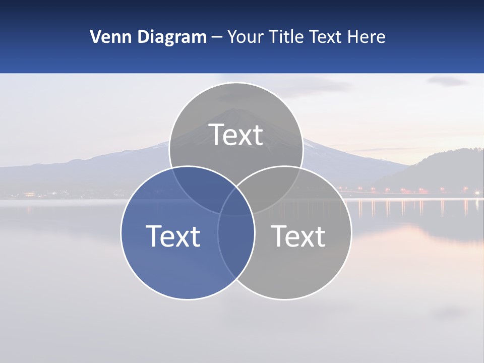 Mountain And Bay PowerPoint Template