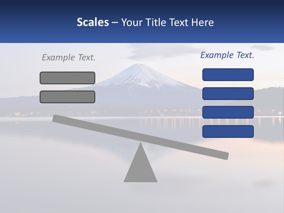 Mountain And Bay PowerPoint Template