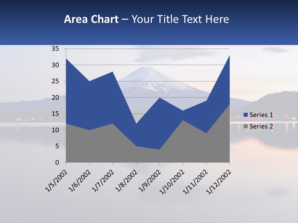 Mountain And Bay PowerPoint Template