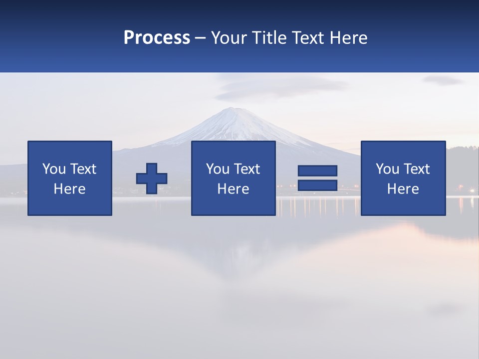 Mountain And Bay PowerPoint Template