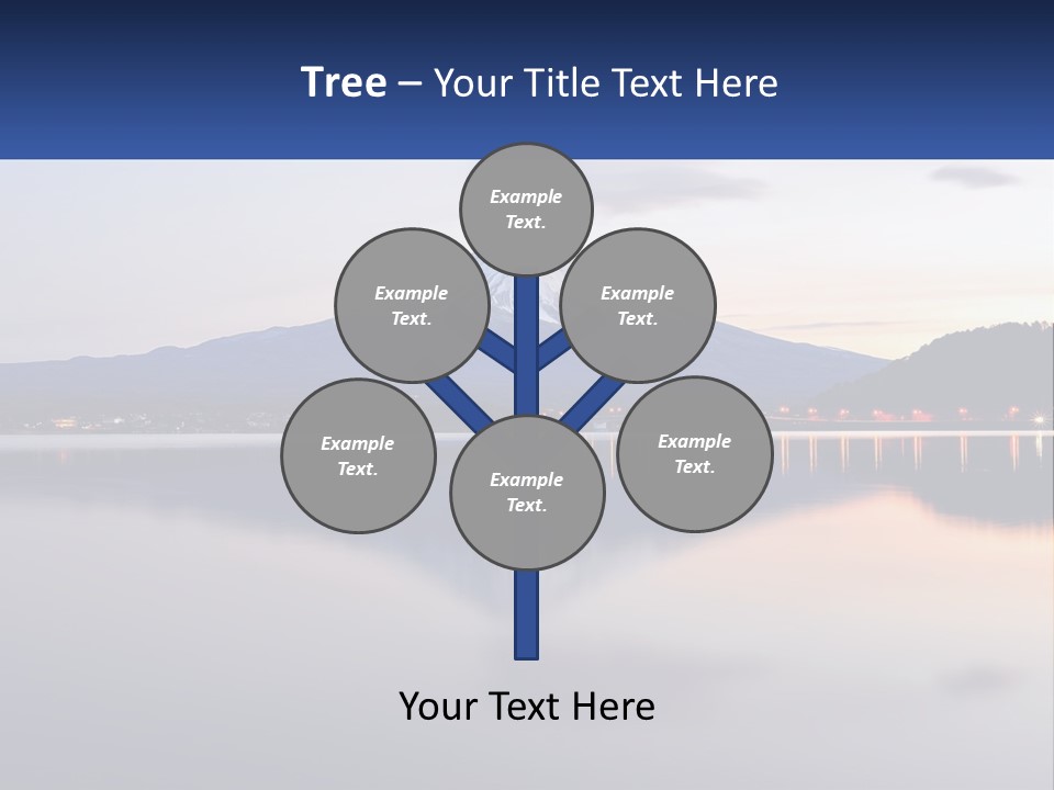 Mountain And Bay PowerPoint Template