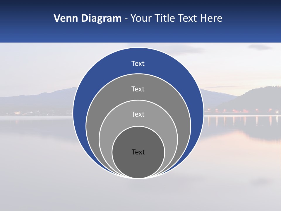 Mountain And Bay PowerPoint Template