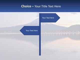 Mountain And Bay PowerPoint Template