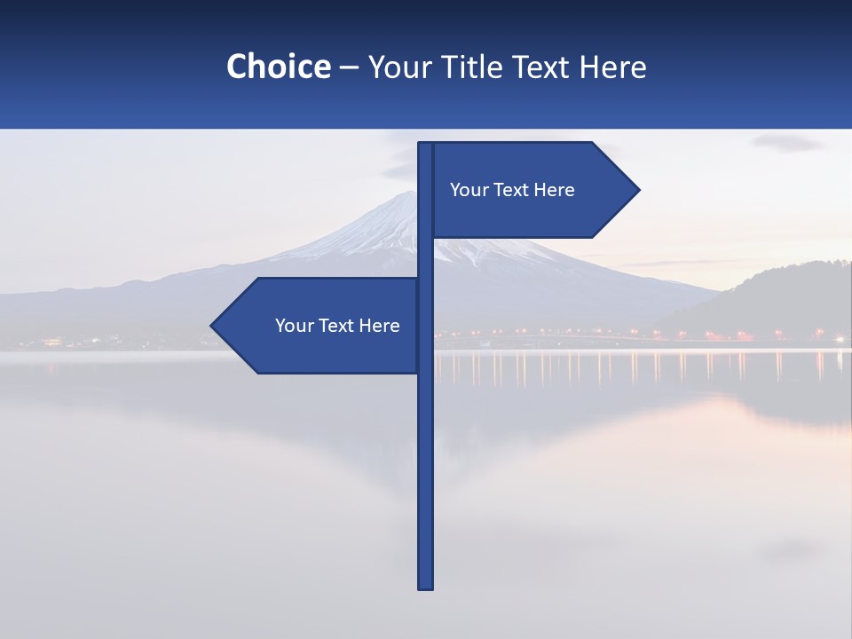 Mountain And Bay PowerPoint Template