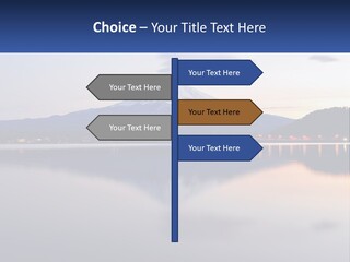 Mountain And Bay PowerPoint Template