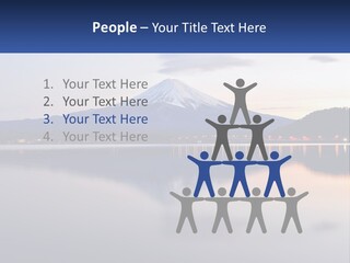 Mountain And Bay PowerPoint Template