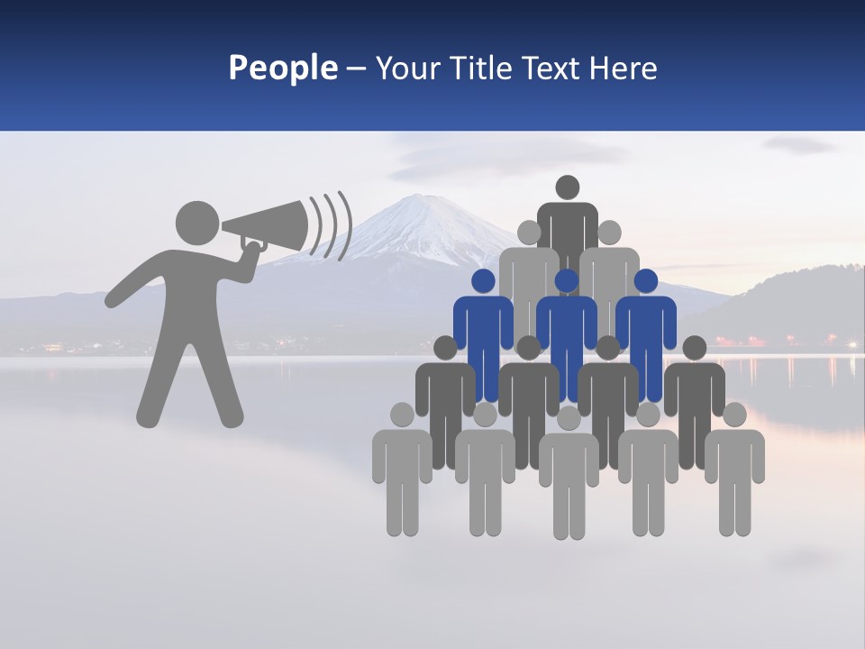 Mountain And Bay PowerPoint Template