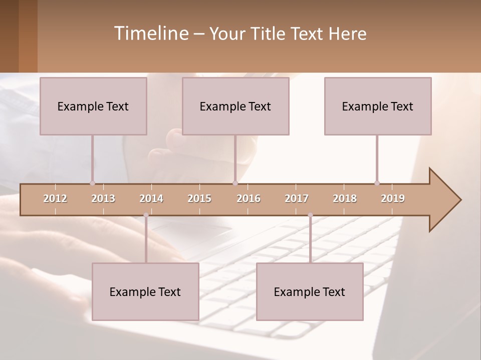 A Person Typing On A Laptop With A Pen PowerPoint Template