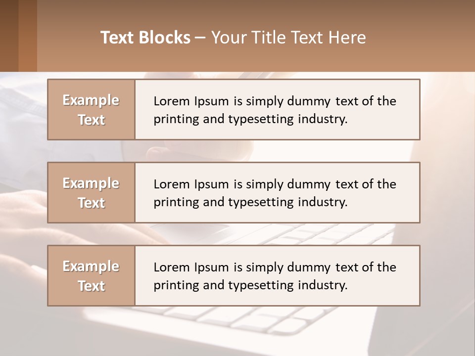 A Person Typing On A Laptop With A Pen PowerPoint Template