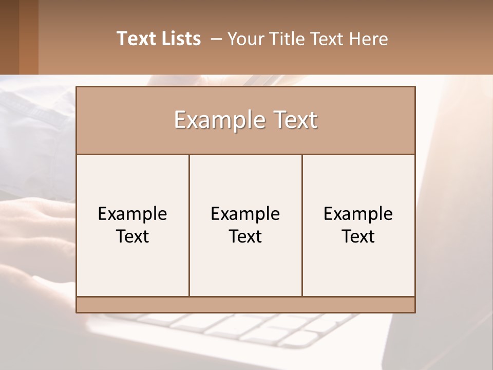A Person Typing On A Laptop With A Pen PowerPoint Template