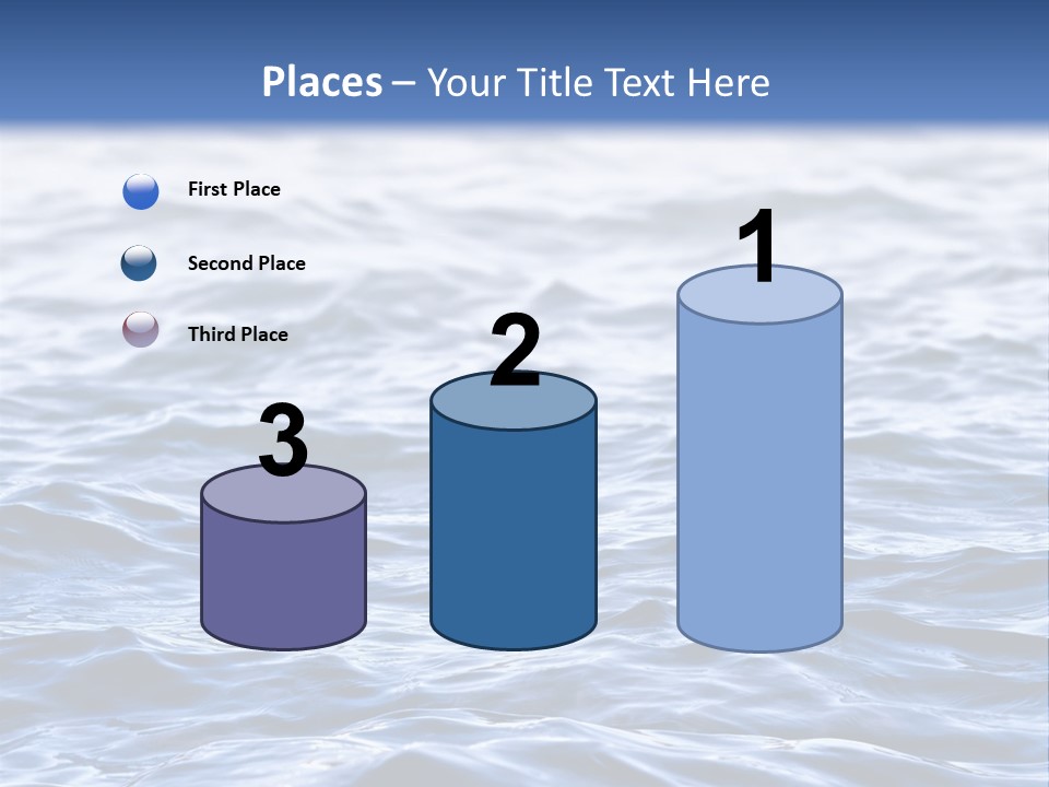 A Blue Water Powerpoint Presentation Is Shown PowerPoint Template