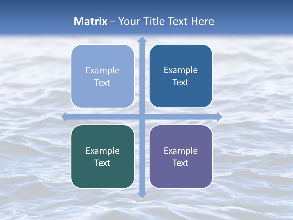 A Blue Water Powerpoint Presentation Is Shown PowerPoint Template