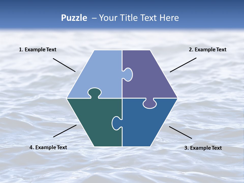 A Blue Water Powerpoint Presentation Is Shown PowerPoint Template