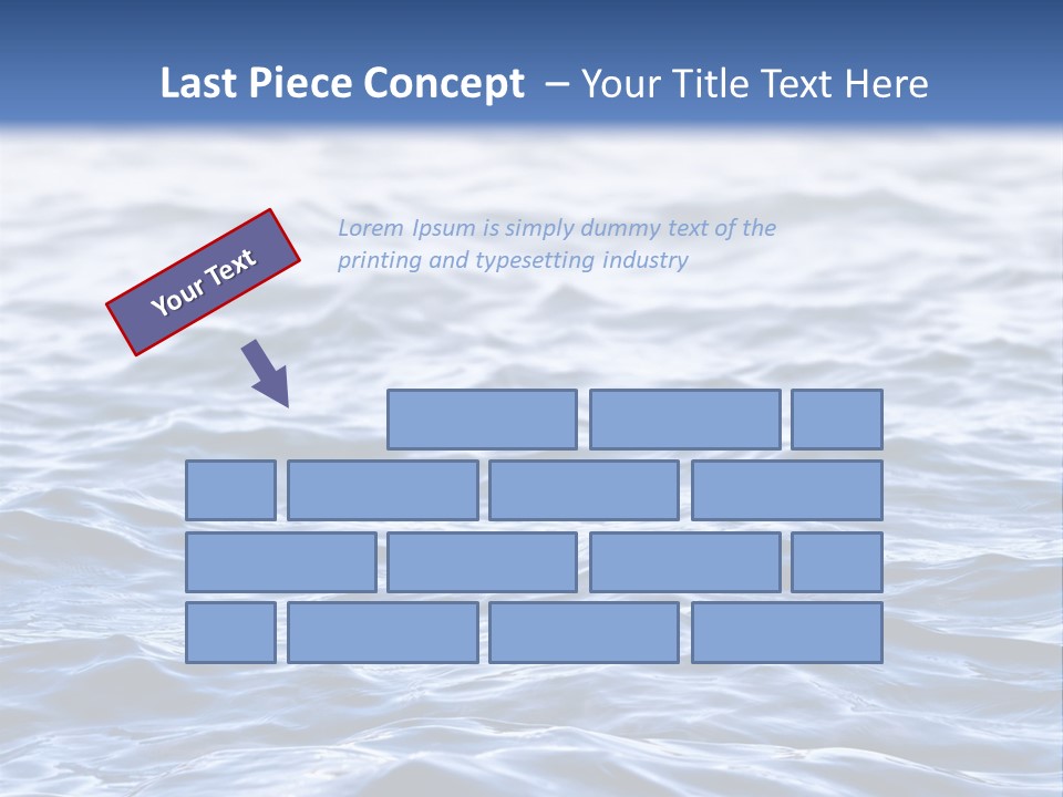 A Blue Water Powerpoint Presentation Is Shown PowerPoint Template