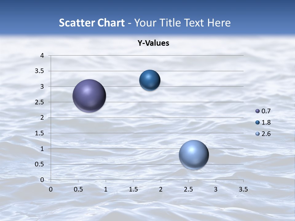 A Blue Water Powerpoint Presentation Is Shown PowerPoint Template