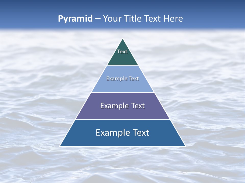 A Blue Water Powerpoint Presentation Is Shown PowerPoint Template