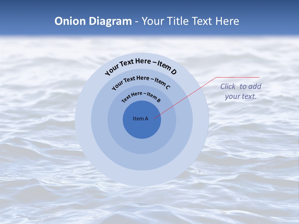 A Blue Water Powerpoint Presentation Is Shown PowerPoint Template