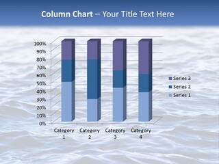 A Blue Water Powerpoint Presentation Is Shown PowerPoint Template