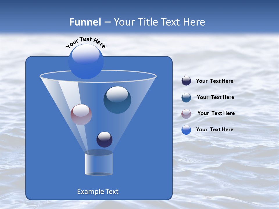 A Blue Water Powerpoint Presentation Is Shown PowerPoint Template