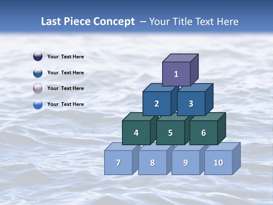 A Blue Water Powerpoint Presentation Is Shown PowerPoint Template