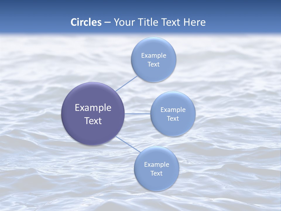 A Blue Water Powerpoint Presentation Is Shown PowerPoint Template