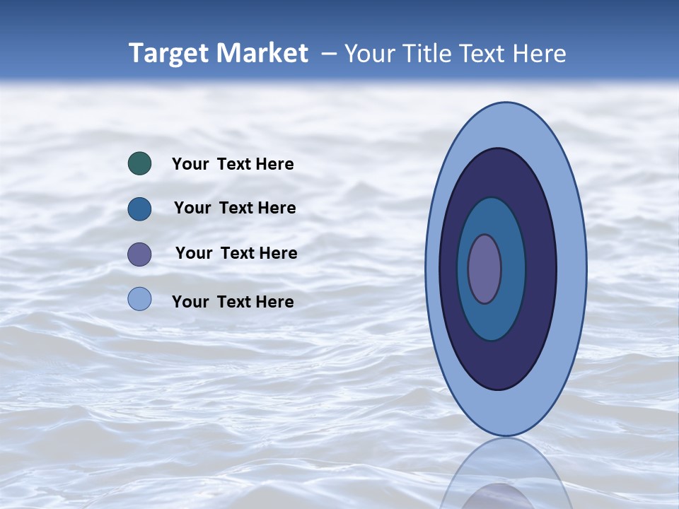 A Blue Water Powerpoint Presentation Is Shown PowerPoint Template