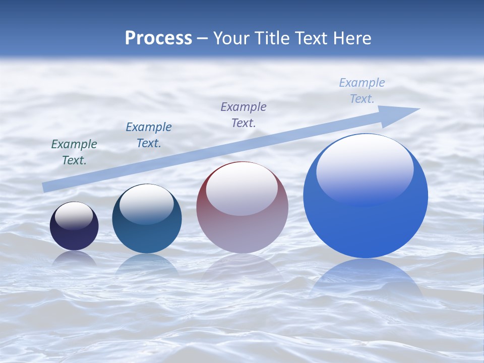 A Blue Water Powerpoint Presentation Is Shown PowerPoint Template