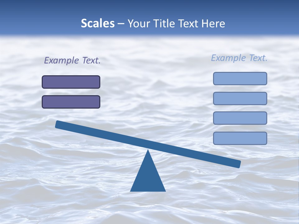 A Blue Water Powerpoint Presentation Is Shown PowerPoint Template