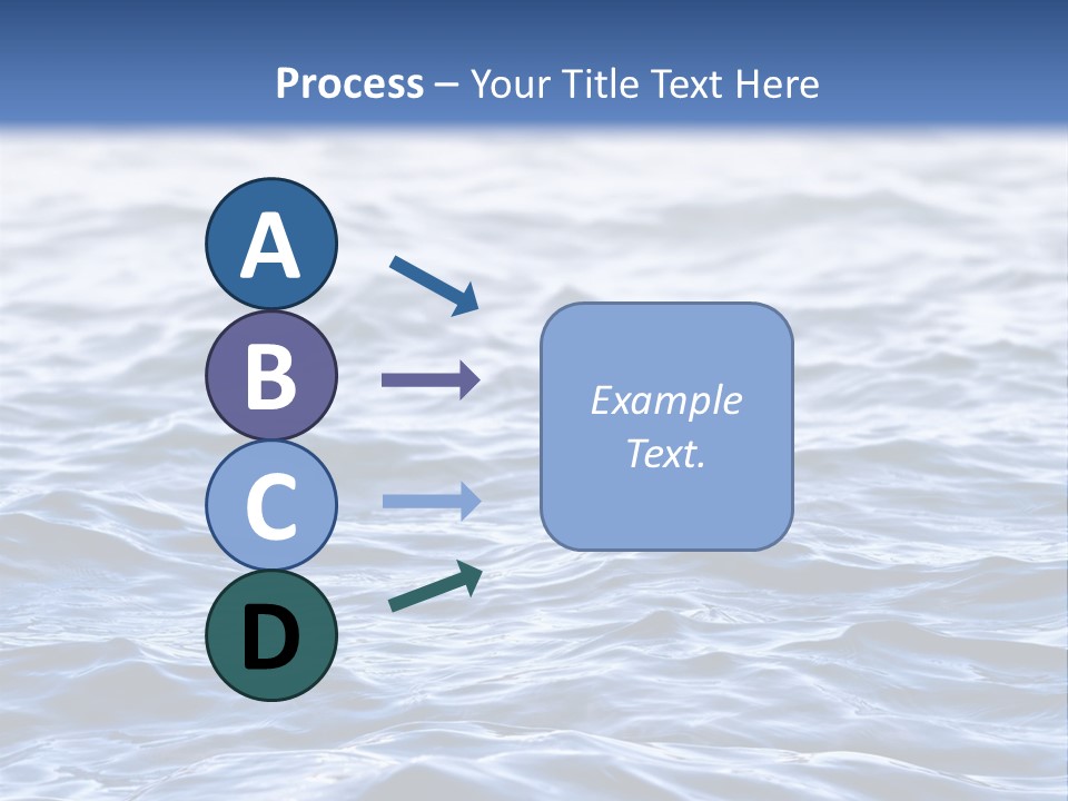 A Blue Water Powerpoint Presentation Is Shown PowerPoint Template