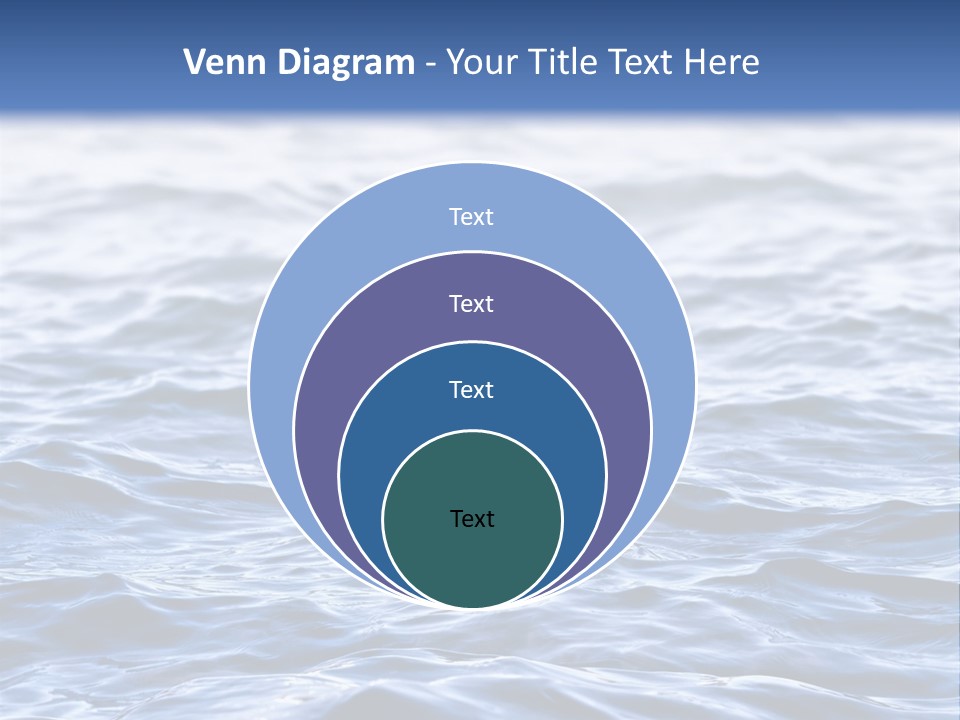 A Blue Water Powerpoint Presentation Is Shown PowerPoint Template