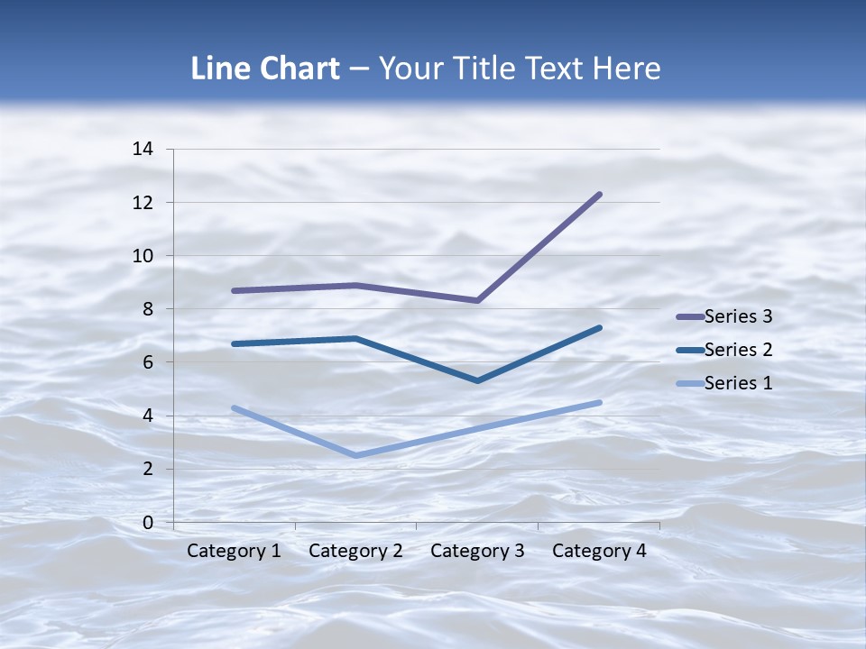 A Blue Water Powerpoint Presentation Is Shown PowerPoint Template
