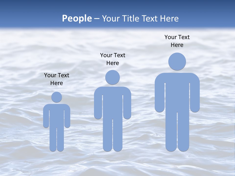 A Blue Water Powerpoint Presentation Is Shown PowerPoint Template