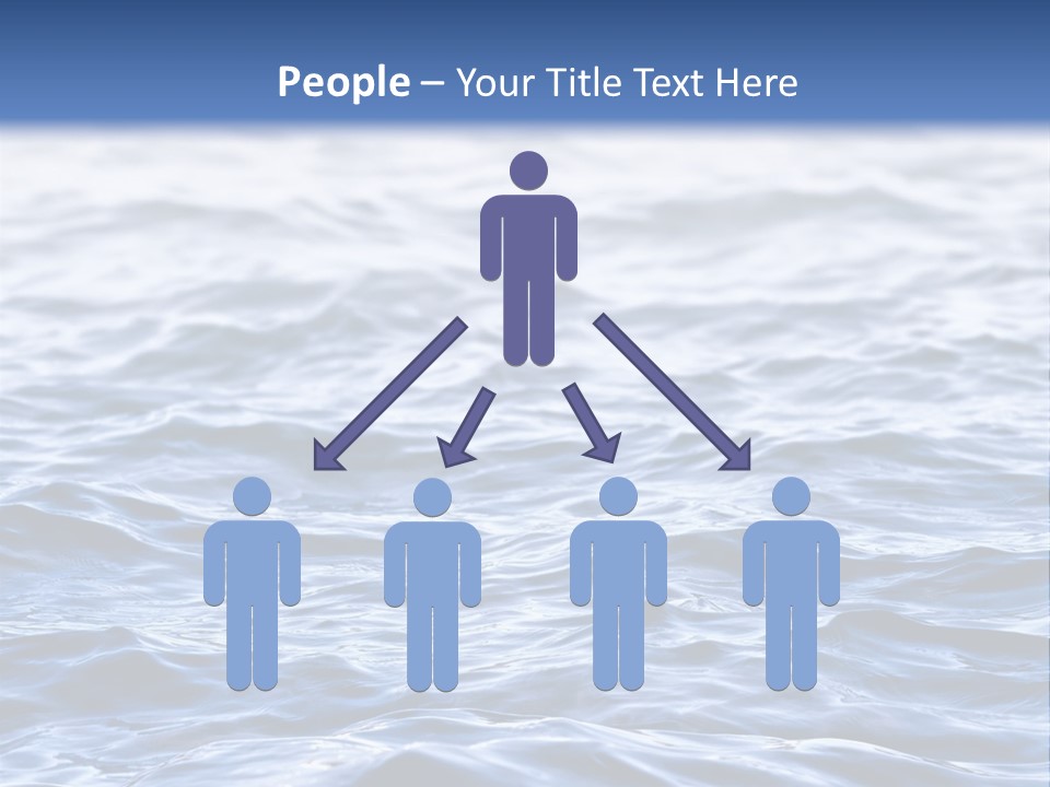 A Blue Water Powerpoint Presentation Is Shown PowerPoint Template
