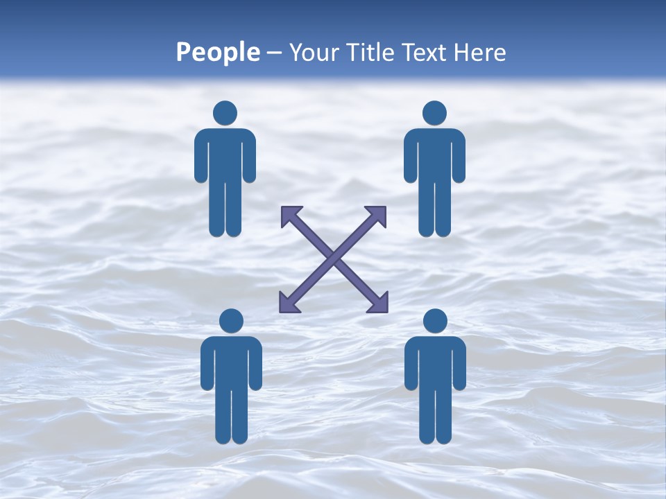 A Blue Water Powerpoint Presentation Is Shown PowerPoint Template