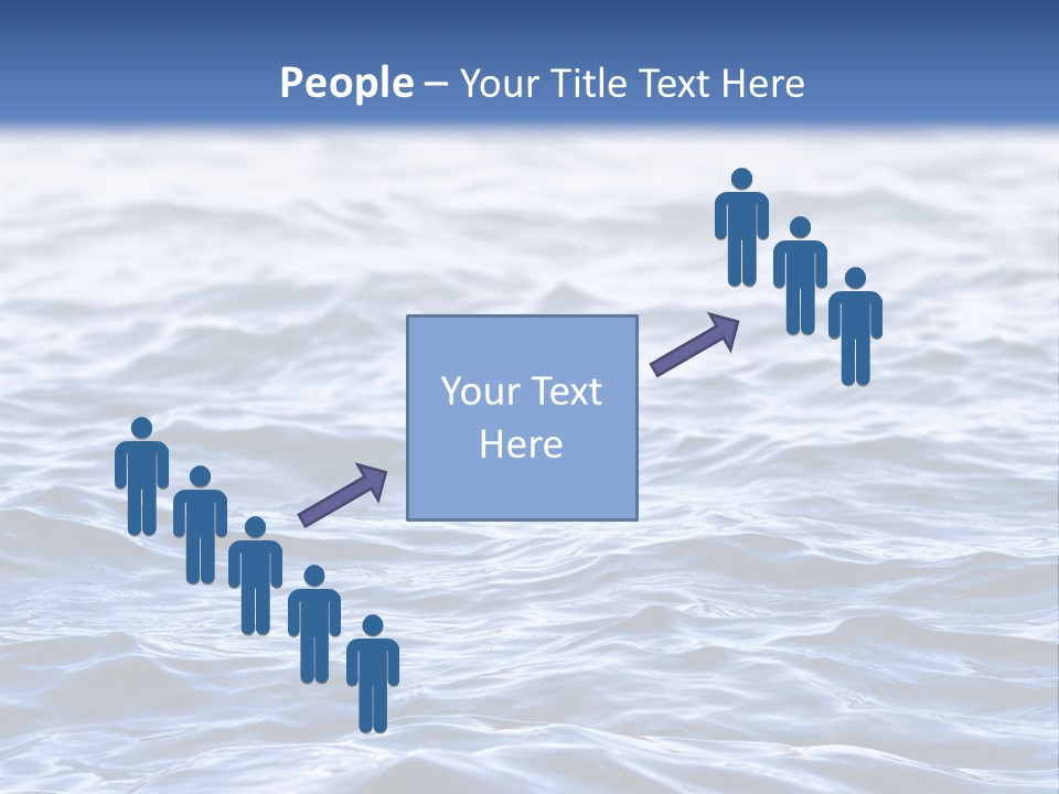 A Blue Water Powerpoint Presentation Is Shown PowerPoint Template