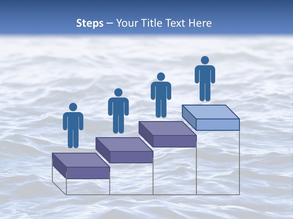 A Blue Water Powerpoint Presentation Is Shown PowerPoint Template