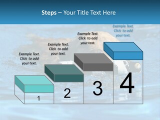 A Dog Swimming In A Pool With A Toy In Its Mouth PowerPoint Template