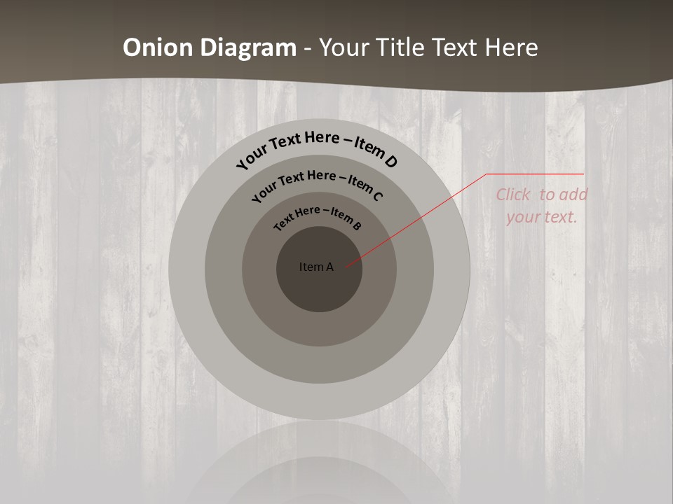 A Wooden Wall With A Black And White Background PowerPoint Template