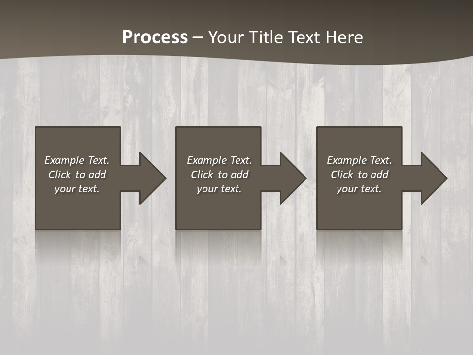 A Wooden Wall With A Black And White Background PowerPoint Template