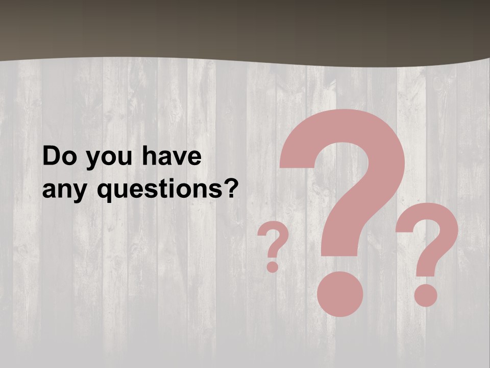 A Wooden Wall With A Black And White Background PowerPoint Template