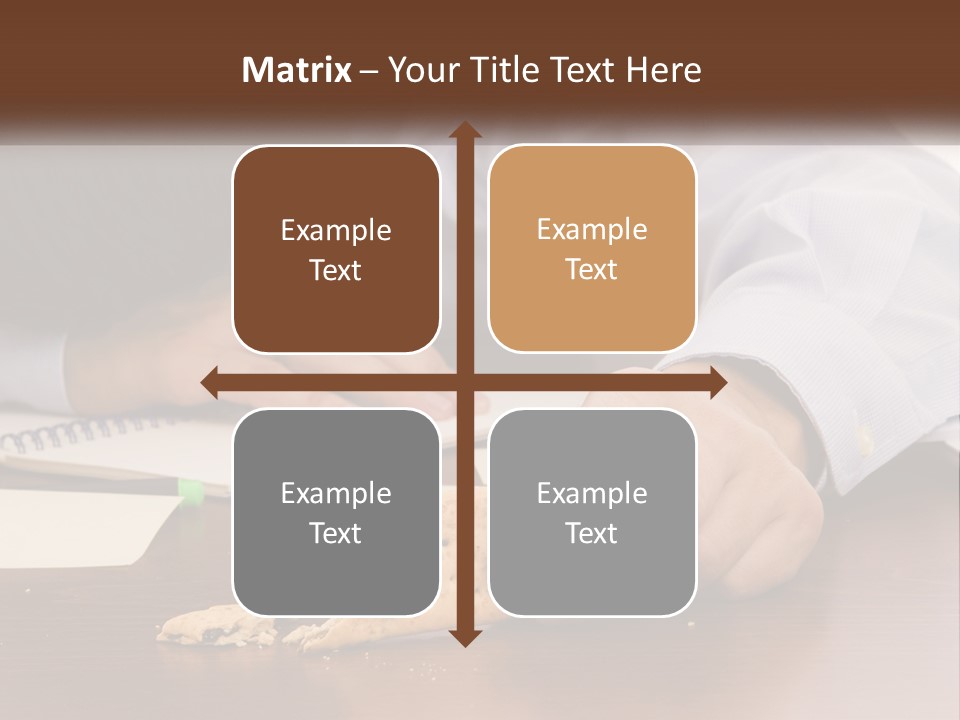 A Man Eating A Piece Of Pizza On Top Of A Wooden Table PowerPoint Template