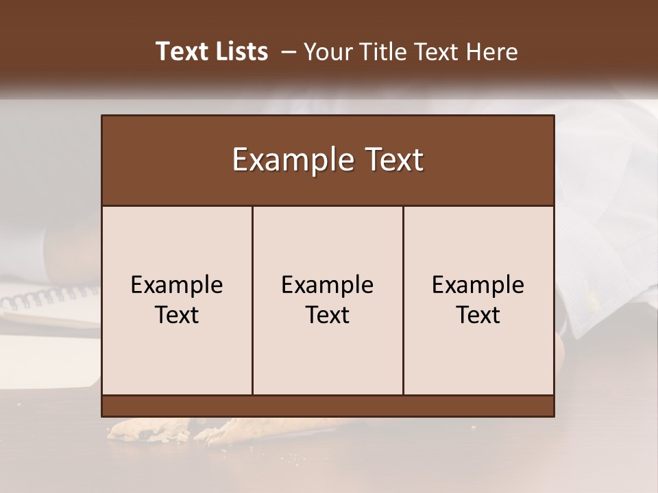 A Man Eating A Piece Of Pizza On Top Of A Wooden Table PowerPoint Template