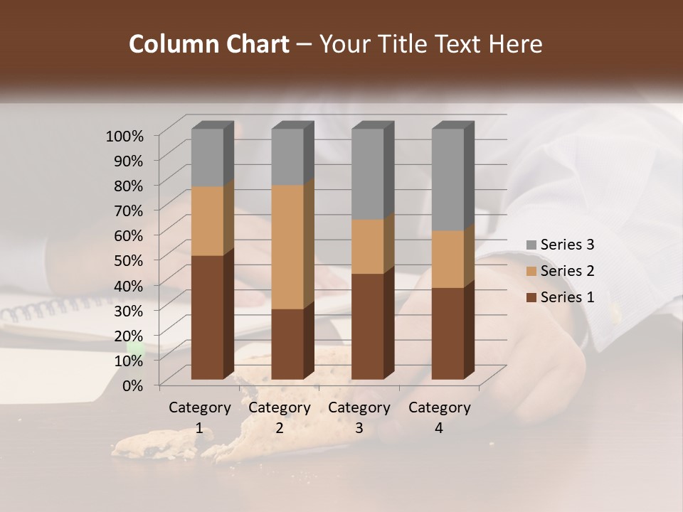 A Man Eating A Piece Of Pizza On Top Of A Wooden Table PowerPoint Template