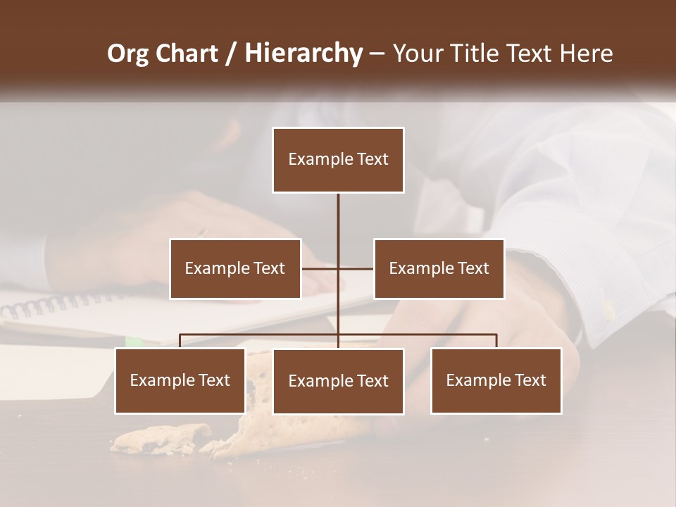 A Man Eating A Piece Of Pizza On Top Of A Wooden Table PowerPoint Template